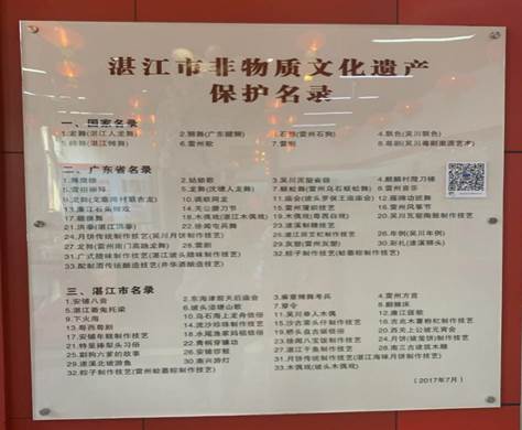 湛江市非物质文化遗产保护名录