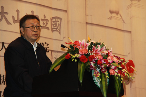 中国社科院民族学与人类学研究所党委书记副所长张昌东在开幕式上致辞